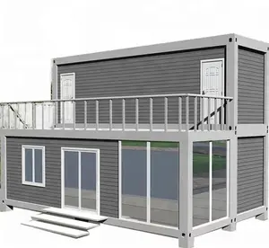 two-story assembled luxury modular container house