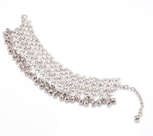 Signora argento caldo intarsiato <span class=keywords><strong>con</strong></span> campana <span class=keywords><strong>bracciale</strong></span> largo multistrato - Product Image 2