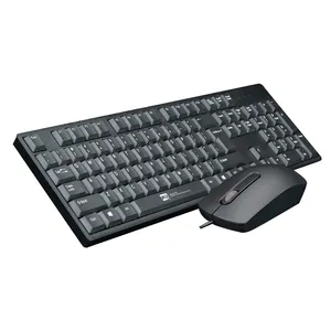 Fabrika profesyonel arkadan aydınlatmalı LED ışık oyun klavyesi ve fare Combo için Gamer teclado y fare