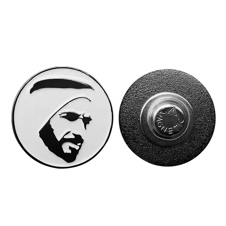 Wholesale 2019 UAE sheikh zayed badge magnet Year of Tolerance Badge