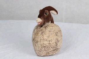 Hài hước mềm nở Khủng long đồ chơi sang trọng mới sinh ra khủng long trứng đồ chơi với PP bông Điền - Product Image 2