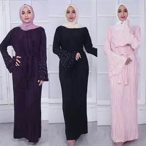 Fabricante de China Eid Ramadán musulmán plisado listo para hacer fotos de Sharara paquistaní africano mujeres vestidos árabes disfraces