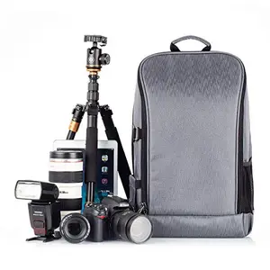 Cwatcun D81 Retro Camera Crossbody Case Vintage PU Leather Waterproof Lightweight Fashion Camera Bag Backpack