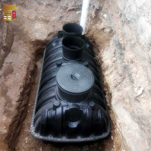 Biyo küçük boyutu 0.6-2.5 CBM tuvalet kanalizasyon arıtma PE + PP malzeme üç izgaralar plastik septik Tank - Product Image 6