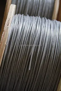 4mm Steel Wire Rope 7x7 1570 N/mm2 Right Hand Ordinary Lay 316 Stainless Steel Cable Lift Sling