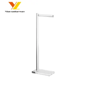 Acrylic Free Standing Spare Toilet Paper Roll Holder