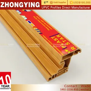 Sound Proof Upvc Plastic Profile Cheap House Storm Horizontal Sliding Roof Kommerling Residential Profil Pvc Louver Window