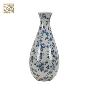 景德镇瓷花瓶表客厅陶瓷瓷高苗条老中国花瓶形状