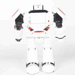 1701B télécommande jouet Robot Intelligent Programmable <span class=keywords><strong>artillerie</strong></span> intelligente tir danse bleu Orange - Product Image 6