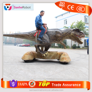 Selle Assis et Roues moving Type Artificielle Animaux Animatronic dinosaure marche manèges Manège de Parc <span class=keywords><strong>D</strong></span>'attractions - Product Image 5
