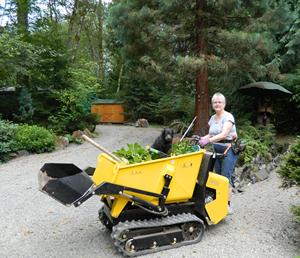 CE 800 kg Karet Track Crawler Mini Dumper Hidrolik Pemuatan Diri MMT60 dengan Sekop - Product Image 6