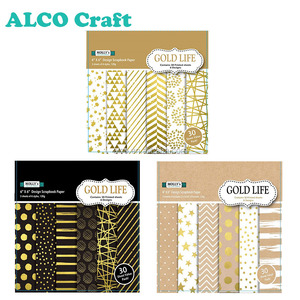 30 Tờ Giấy Thiết Kế Lá Vàng In Giấy Album Thủ Công Giấy Pad - Product Image 2