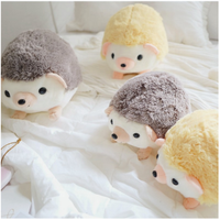 Poupées en peluche hérisson de dessin animé mignon, peluche en coton doux, joli jouet en peluche hérisson, cadeaux d'anniversaire pour enfants, livraison directe