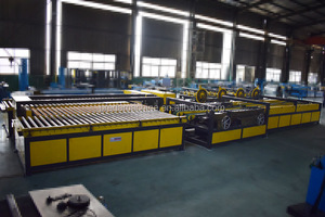 Trung Quốc Nhà cung cấp hàng đầu chất lượng tốt nhất hình chữ nhật tự động Ống dòng 5 /HVAC ống dẫn không khí dây chuyền sản xuất - Product Image 2