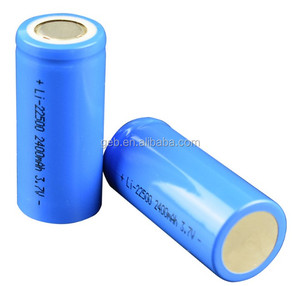 중국 공장 직판 22500 리튬이온 3.7v 리튬 폴리머 <span class=keywords><strong>2400mAh</strong></span> 원통형 리포 배터리 - Product Image 5