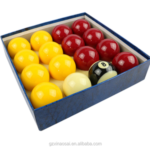 Venta directa <span class=keywords><strong>de</strong></span> fábrica, usado a medida, 2-1/16 ", 8 <span class=keywords><strong>bolas</strong></span> <span class=keywords><strong>de</strong></span> <span class=keywords><strong>billar</strong></span> rojas y amarillas - Product Image 5