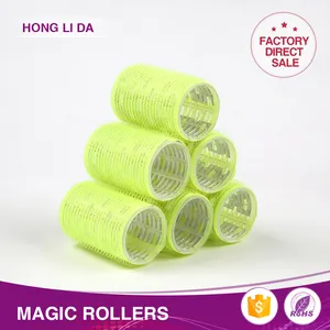 Supplier direct mesh hair rollers hair styling curlers with clips