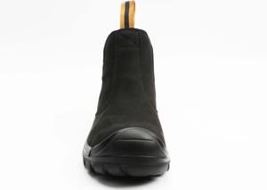 Anti Impact <strong>Trainers</strong> <strong>Ladies</strong> Black Work Genuine Leather Steel Toecap slip Resistance Light <strong>Safety</strong> Shoes / Work Boots - Product Image 2