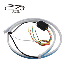 Feux arrière JHS à double couleur DRL, bande lumineuse LED pour coffre de voiture avec clignotant de frein et signal d'avertissement - Product Image 1
