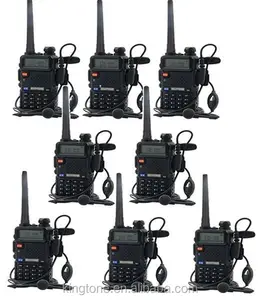 Clear Voice Walkie Talkie Usb Oplader Met Fm Radio Baofeng Uv-5r Ptt Oortelefoon 2 Way Radio