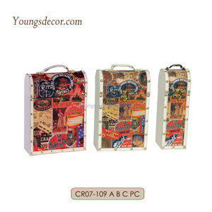handmade 1 2 3 bottle gift packaging wooden wine box