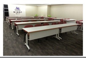 <strong>Glossing</strong> <strong>White</strong> Melamine Laminated Modular Conference <strong>Table</strong> Training <strong>Table</strong> - Product Image 6