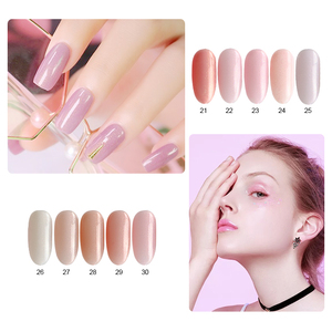 ยาทาเล็บเจลยี่ห้ออี้ติงเฉิง ซีรีส์สีชมพูนู้ด 50 สี ติดทนนาน แบบลอกได้ด้วยแสงยูวี/แอลอีดี - Product Image 4