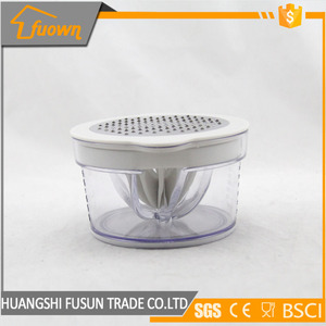 Manuel citron squezzer avec récipient jus de fruits chopper cuisine ustensiles - Product Image 2