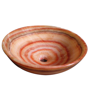 Alta calidad pequeño mármol amarillo <span class=keywords><strong>encimera</strong></span> de piedra <span class=keywords><strong>lavabo</strong></span> para Baño - Product Image 2