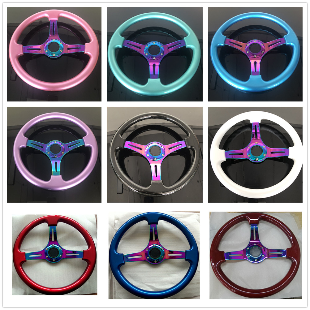 14インチディープディッシュアルミ製、コーンブラックスポーク、JDM、ドリフト Amazon | 1/10ツーリング/ドリフトカー用 ブラック 5本スポーク