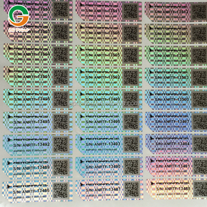 Personnalisé inviolable holographique étiquette et de Sécurité Hologramme VIDE autocollant - Product Image 3