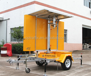 Cartello Stradale a LED Solare OPTRAFFIC, Tabellone Elettronico per Messaggi, Schermo LED Mobile per Esterni, Cartello Pubblicitario per il Traffico, Rimorchio VMS - Product Image 3