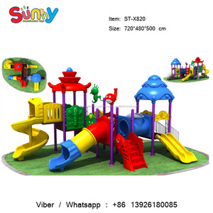 Personnalisé Conception Garderies Enfants Aire de Jeux Extérieure Grand Toboggan pour vente - Product Image 4
