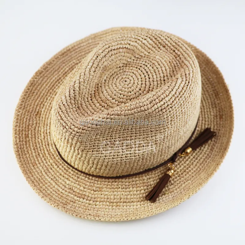 Chapeau de Cowboy tricoté à la main, bon marché, printemps