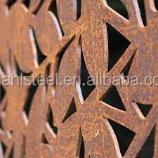 Panneaux de portes décoratives en acier corsage, 12 pièces, perforé, en feuille métallique - Product Image 3