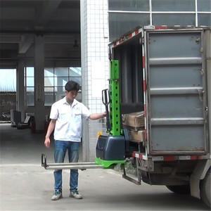 Transpallet Listrik Portabel Bepergian, Alat Penanganan Transpallet Listrik Tumpuk/Forklift - Product Image 4