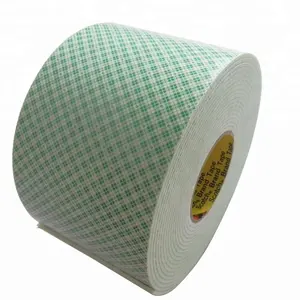 3M 4008 Dubbelzijdig Wit Met Groene Plaid Liner Pu Foam Tape