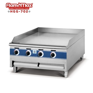 Griglie elettriche e piastre <span class=keywords><strong>professionali</strong></span> in acciaio inossidabile con piastra piana riscaldante in ghisa o piastra Grill - Product Image 4