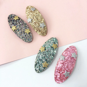 Bán buôn Thời Trang Sequin Ngôi Sao Năm Cánh Bobby Pin Đối Với Trẻ Em Tóc Clip Accesseries - Product Image 3