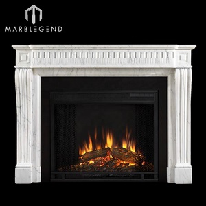 Chimenea <span class=keywords><strong>de</strong></span> mármol antigua <span class=keywords><strong>de</strong></span> regencia francesa, mantel carrara, chimenea <span class=keywords><strong>de</strong></span> mármol - Product Image 2