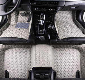 <span class=keywords><strong>Tappetini</strong></span> Auto in PVC 5D Personalizzati di Lusso in Pelle Marrone Rownfur, Spedizione Gratuita in Russia - Product Image 6
