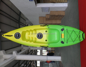 2018 Chine OEM gros clair vente chaude LDPE seul petit sit on top pas cher <span class=keywords><strong>ocean</strong></span> <span class=keywords><strong>Kayak</strong></span> avec paddle - Product Image 4