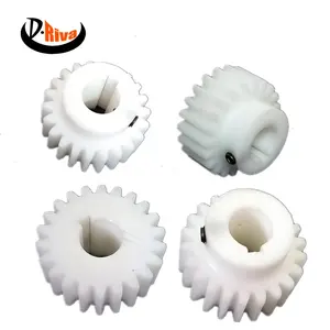Offre Spéciale oem haute précision en nylon d'unité centrale spirale engrenages coniques en plastique roues dentées engrenages en plastique ensemble