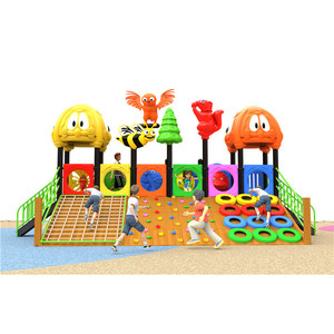 Maternelle préscolaire grande extérieure château thème enfants toboggans en plastique aire de jeux parc d'attractions équipement à vendre - Product Image 6