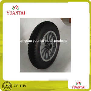 Neumático <span class=keywords><strong>de</strong></span> Goma <span class=keywords><strong>de</strong></span> Alta Calidad para Carretilla, Tipo Plano, Pequeño, Sin Cámara - Product Image 5