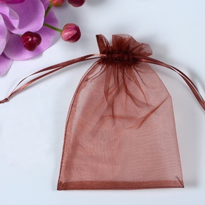 Đầy Màu Sắc Tái Sử Dụng Thời Trang Tùy Chỉnh In Organza Dây Rút Túi Quà Tặng - Product Image 4