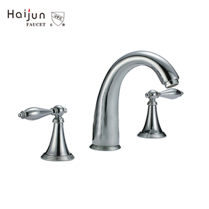 Haijun-grifo de diseño <span class=keywords><strong>bonito</strong></span> con doble Mango para baño, grifería sanitaria, cUPC - Product Image 4
