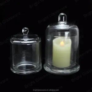 The small bell jar is scented with no smoke wholesale glass bell jar glass candle holder cover