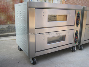 Cubierta doble <span class=keywords><strong>horno</strong></span> eléctrico con ruedas para pequeña panadería - Product Image 4