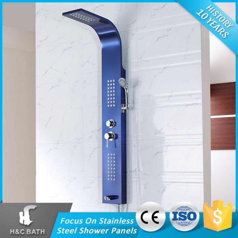 Haute Standard Économique En Acier Inoxydable Panneau De Douche Avec Jets De Massage